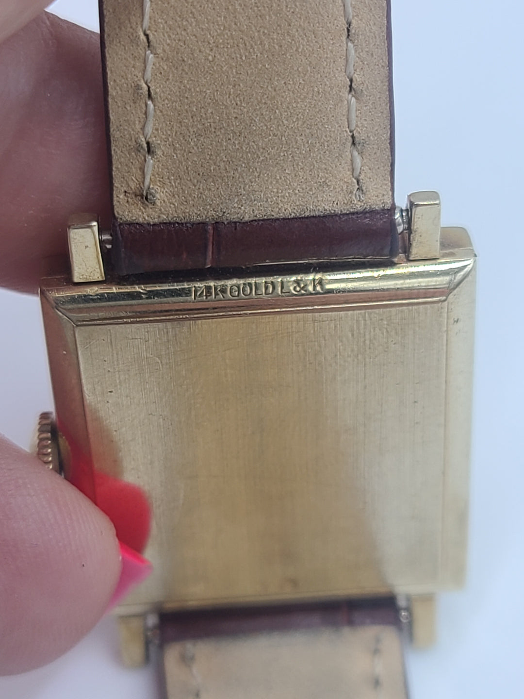 k697 Vintage Unisex 14kt Yellow Gold Mechanical Longines Wristwatch