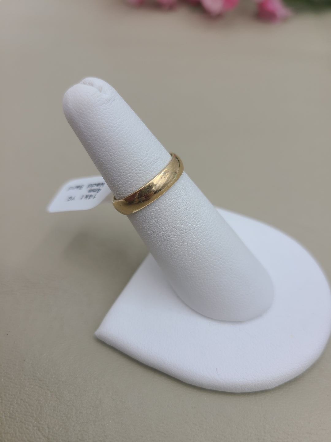 k898 Ladies Antique 14kt Yellow Gold Wedding Band