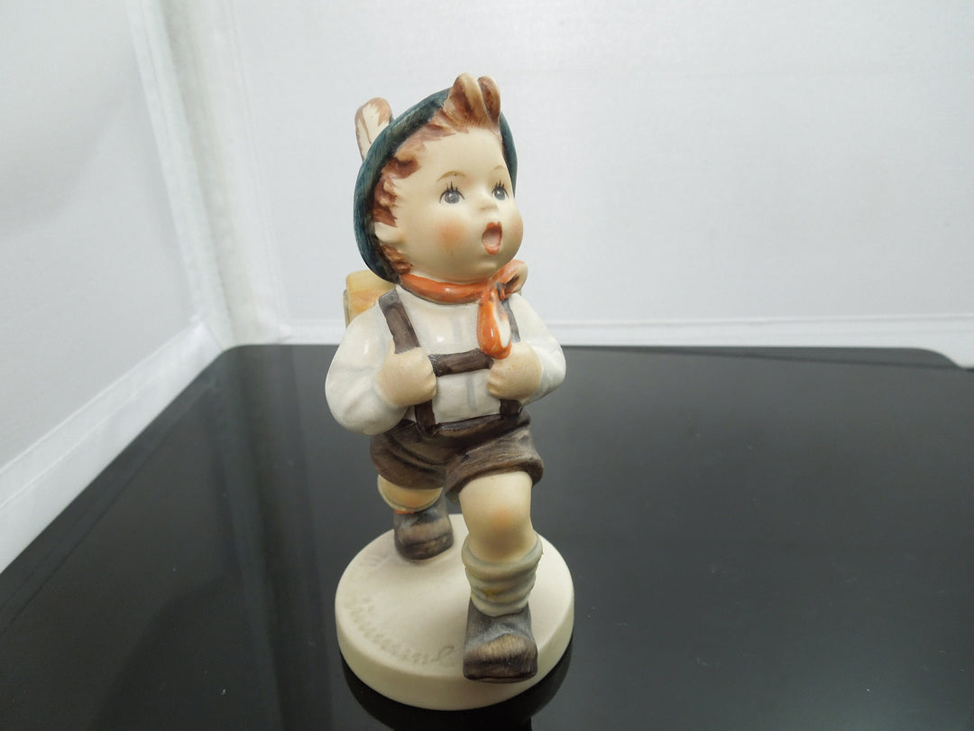 g431 Collectable Hummel Figurine of a School Boy with a Satchel