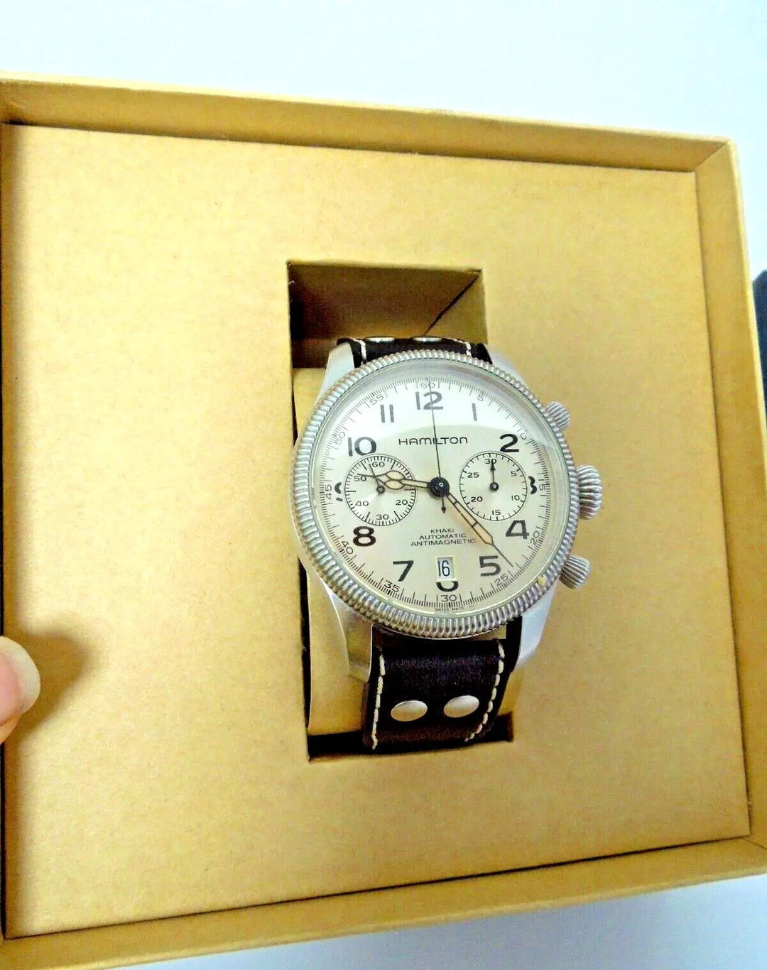 t125 Hamilton Khaki Field Pioneer CHRONOGRAPH HARRISON FORD Men's Watch