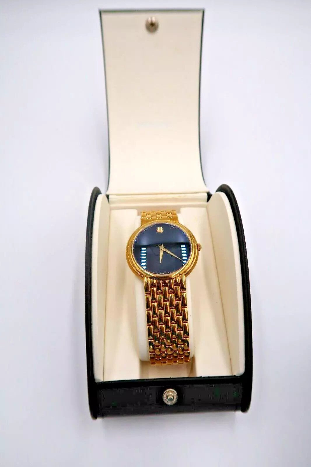 t274 MOVADO Certa Quartz Black Dial Men's Watch Item No. 0605647