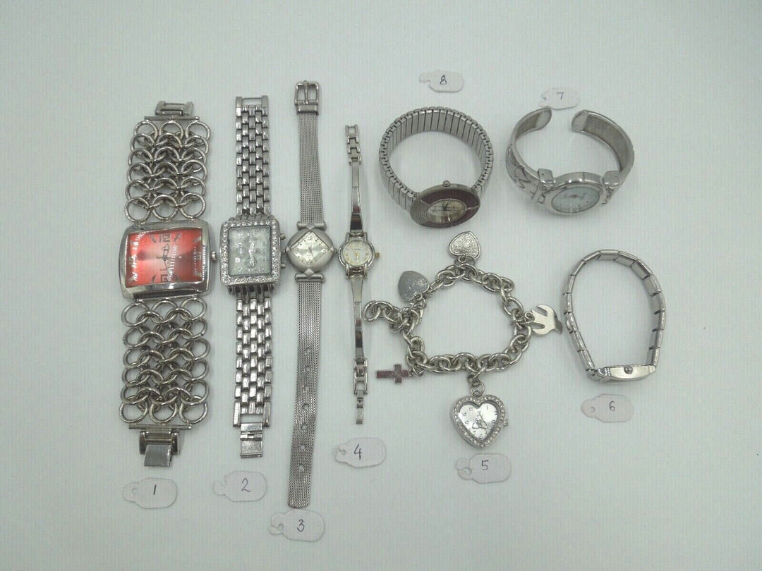 t246 Vintage Quartz Watch Silver Tone Watches,Everyday Watches,Dress Watches