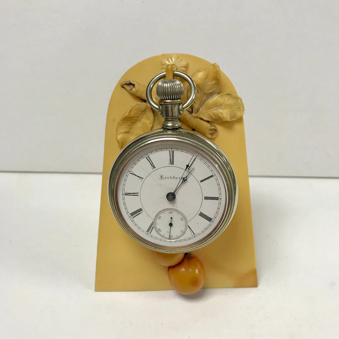 f288 Antique Bakelite Pocket Watch Holder Stand