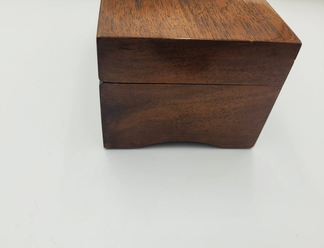 p502 Thorens Wood Music Box Plays 4 songs