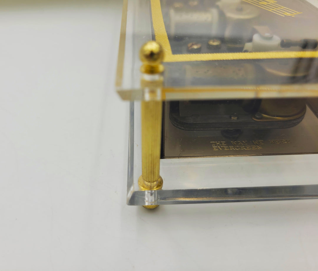 p504 Acrylic Sankyo triple Movement Music Box