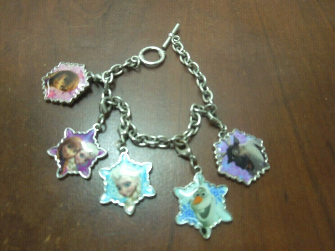 r084 Disney Princess Frozen Elsa Link Bracelet Charms