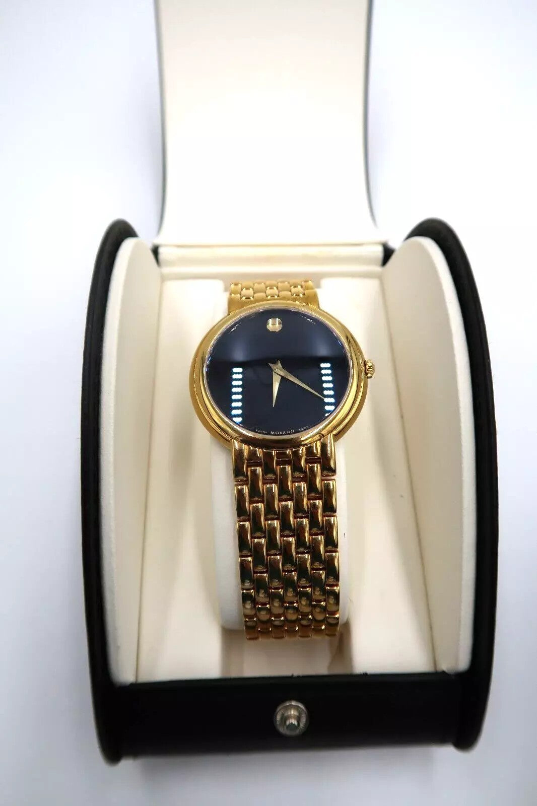 t274 MOVADO Certa Quartz Black Dial Men's Watch Item No. 0605647