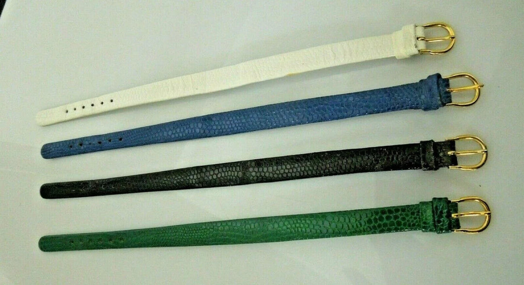 r144 Lot of 4 Leather Watch Bands Boho and Hippie