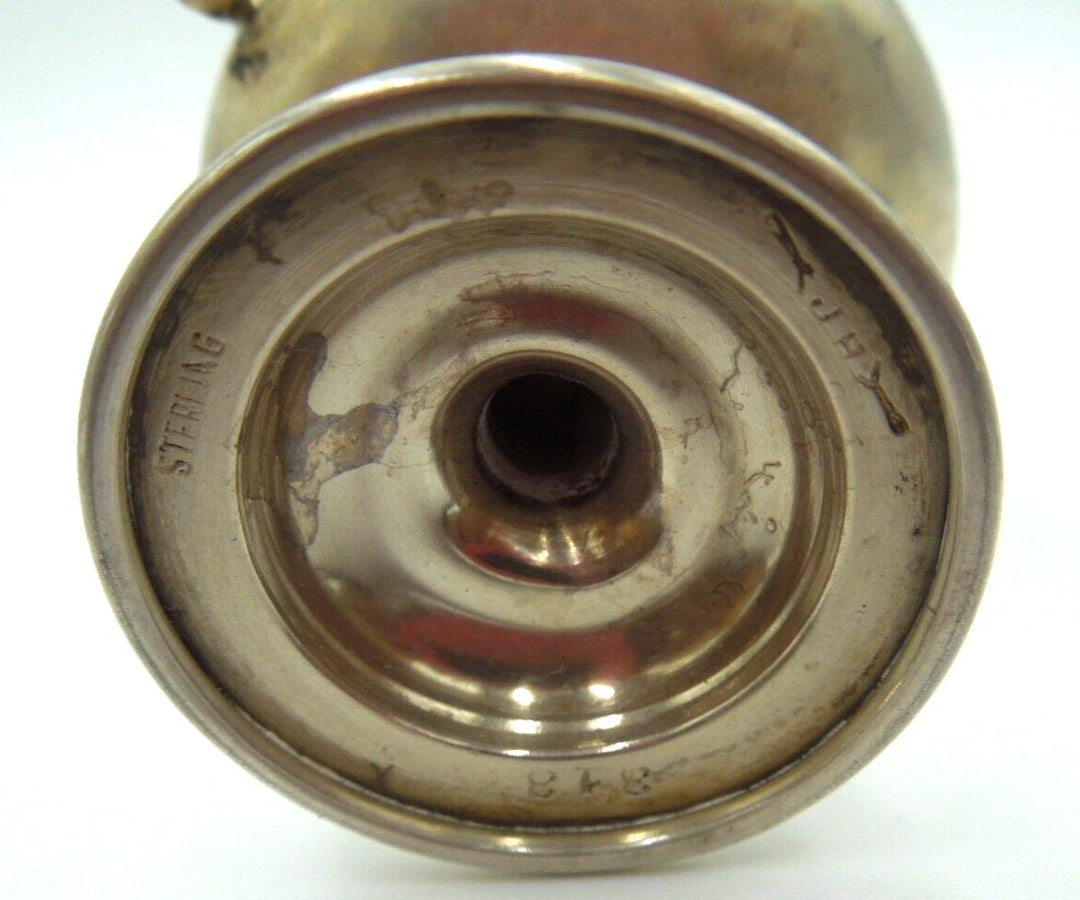 t245 Antique Circa 1900 Sterling Silver Trophy, Silver Trophy Miniature,