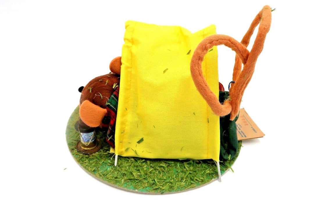 t407 Annalee Mobilitee Doll Mice Mouse Tent Camping Roasting Marshmallow