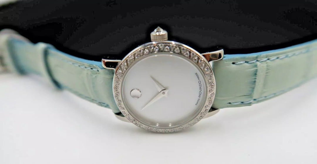 t283 Movado Revi Ladies Watch Model 0605548