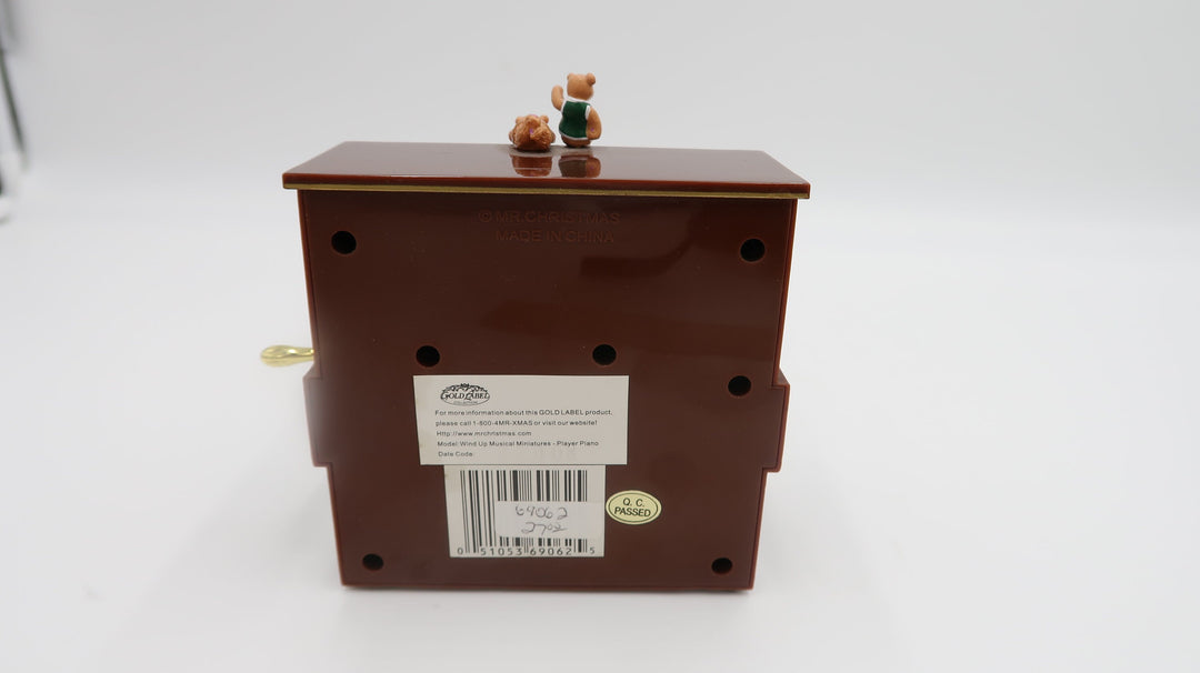 t471 Mr Christmas Gold Label 75th Animated Figures Musical Miniatures Piano