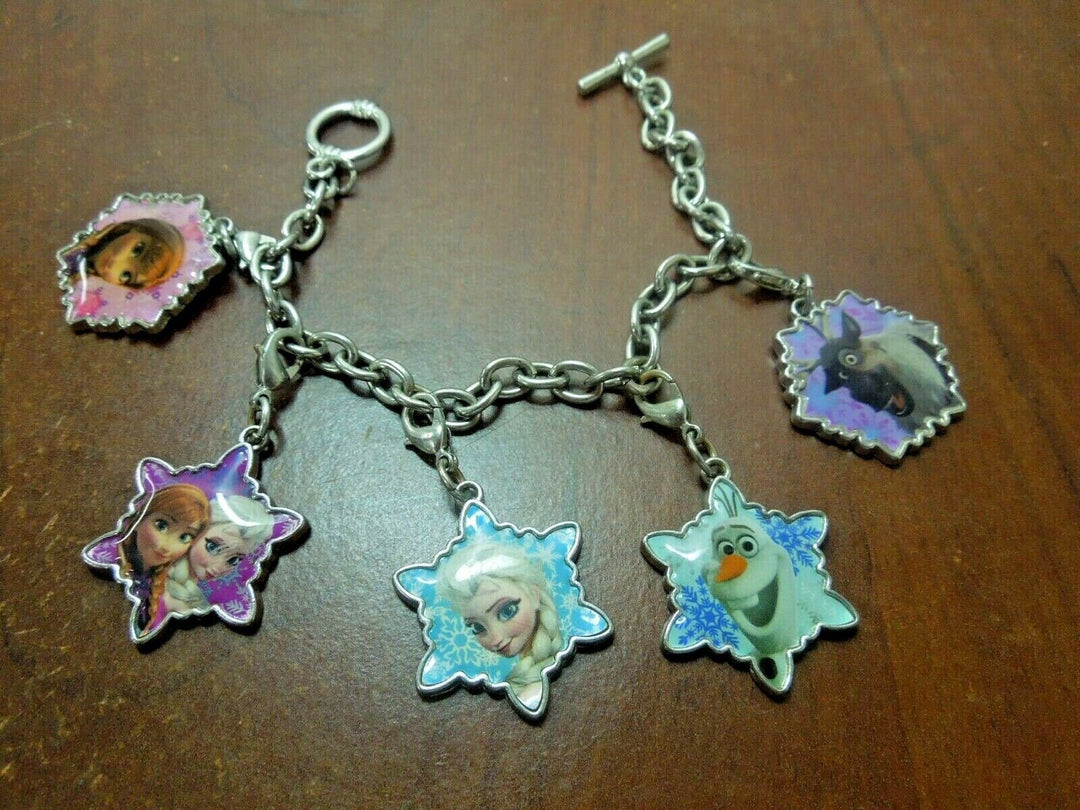 r084 Disney Princess Frozen Elsa Link Bracelet Charms