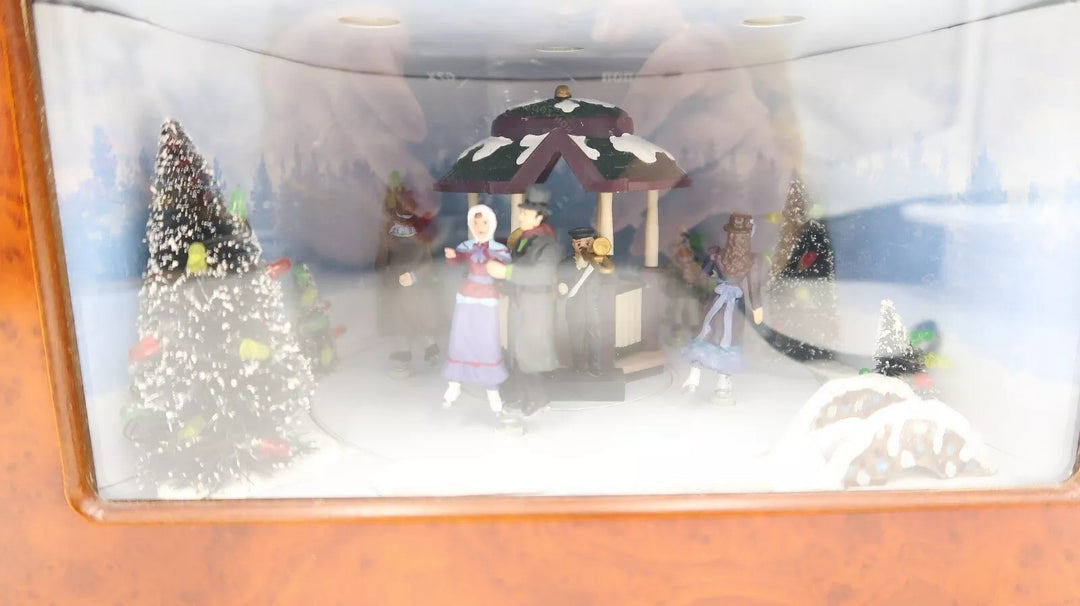 t475 Rare Mr. Christmas Grand Animated Concertina Animated Music Box
