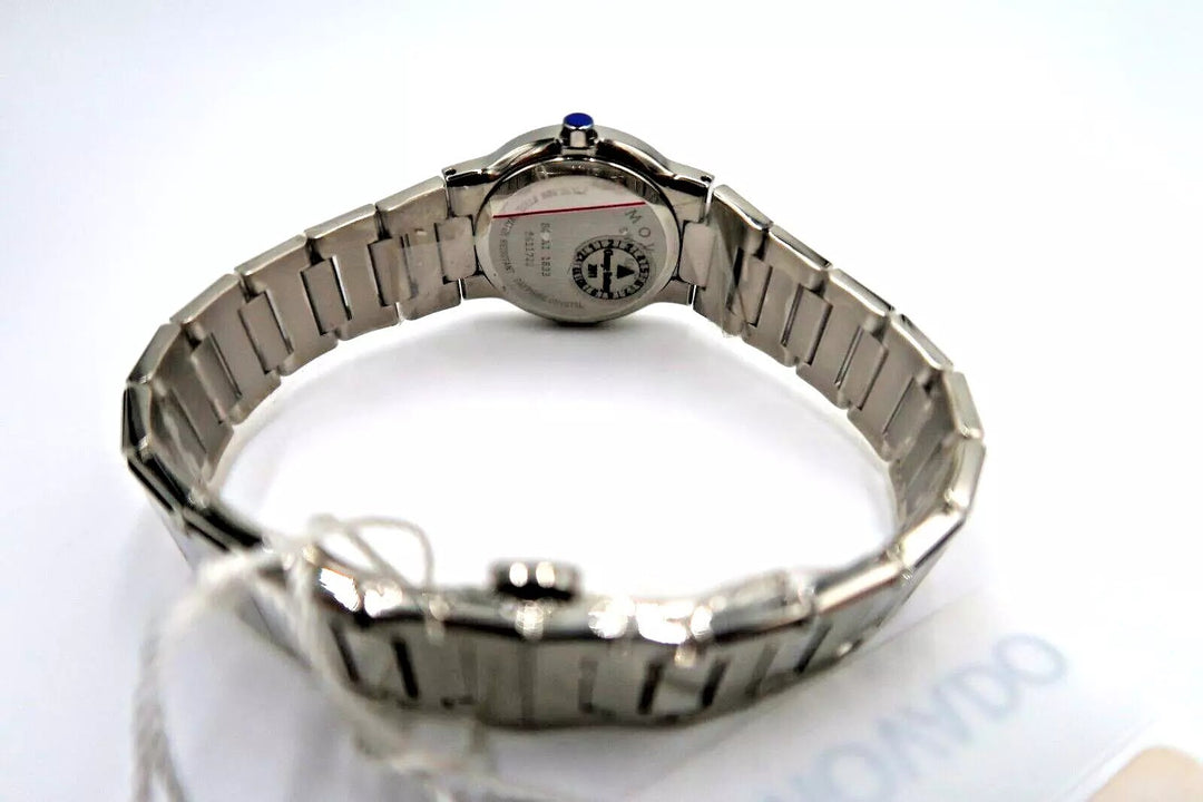 t281 Movado Sapphire Quartz Black Dial Ladies Watch Item No. 0605806