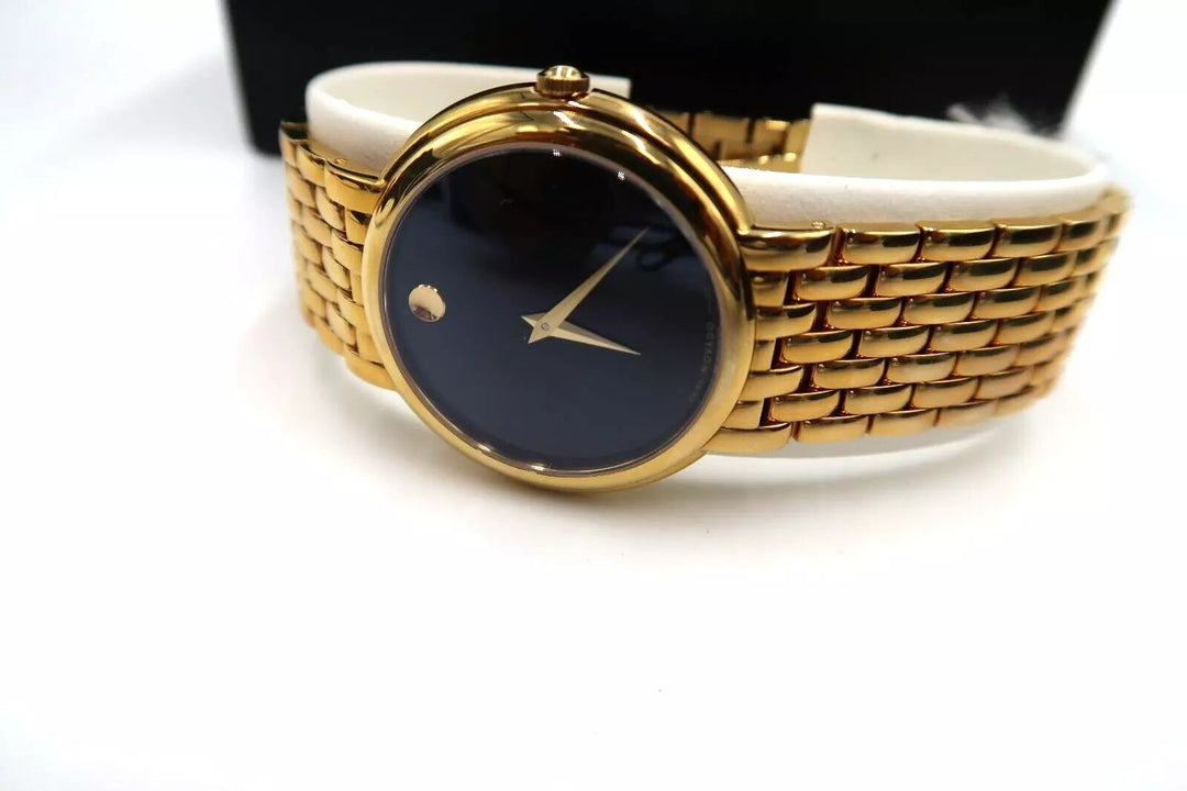 t274 MOVADO Certa Quartz Black Dial Men's Watch Item No. 0605647