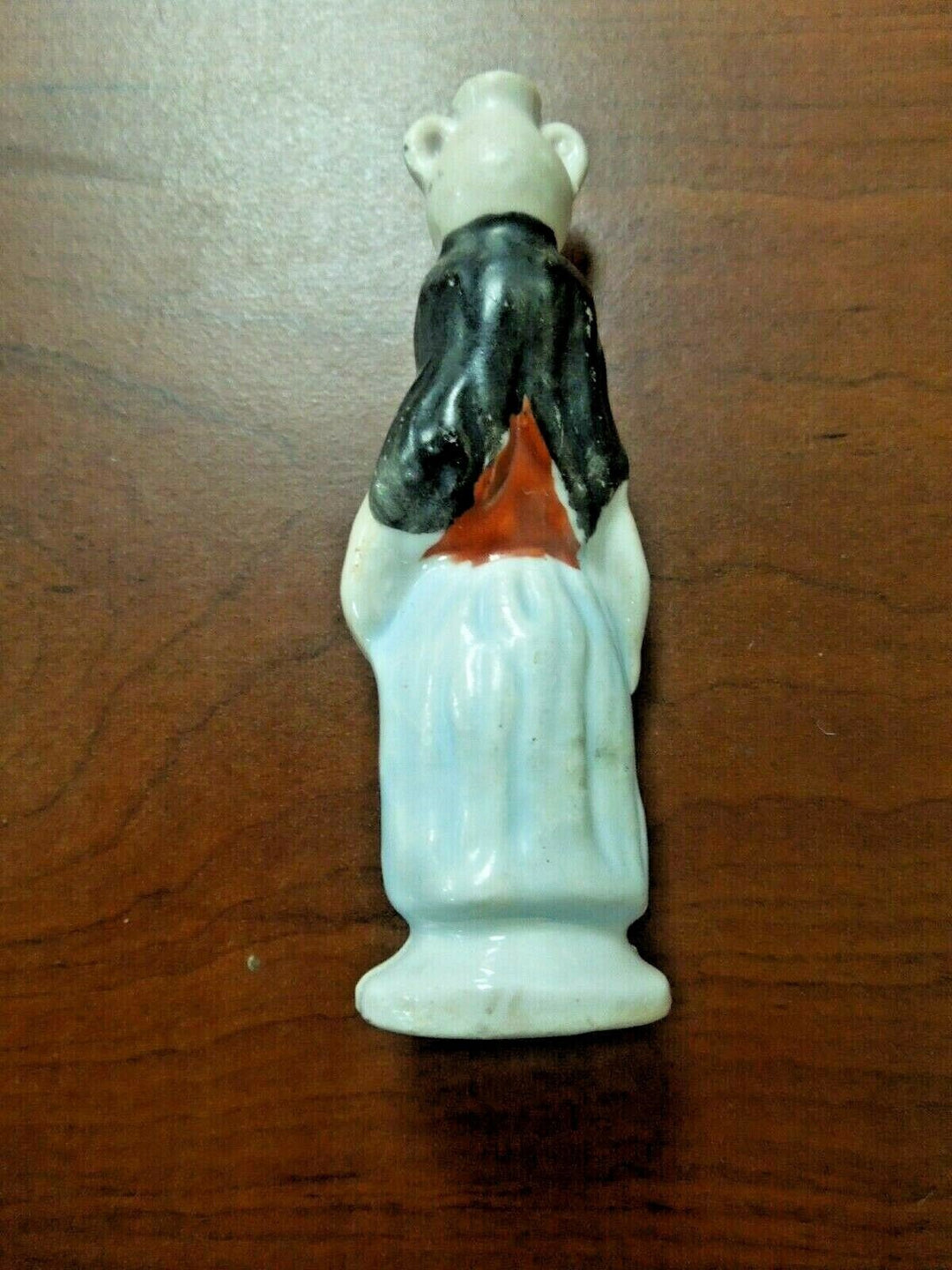 r102 Made In Japan ceramic figurineWomen holding vase on Head Rare Collectibles