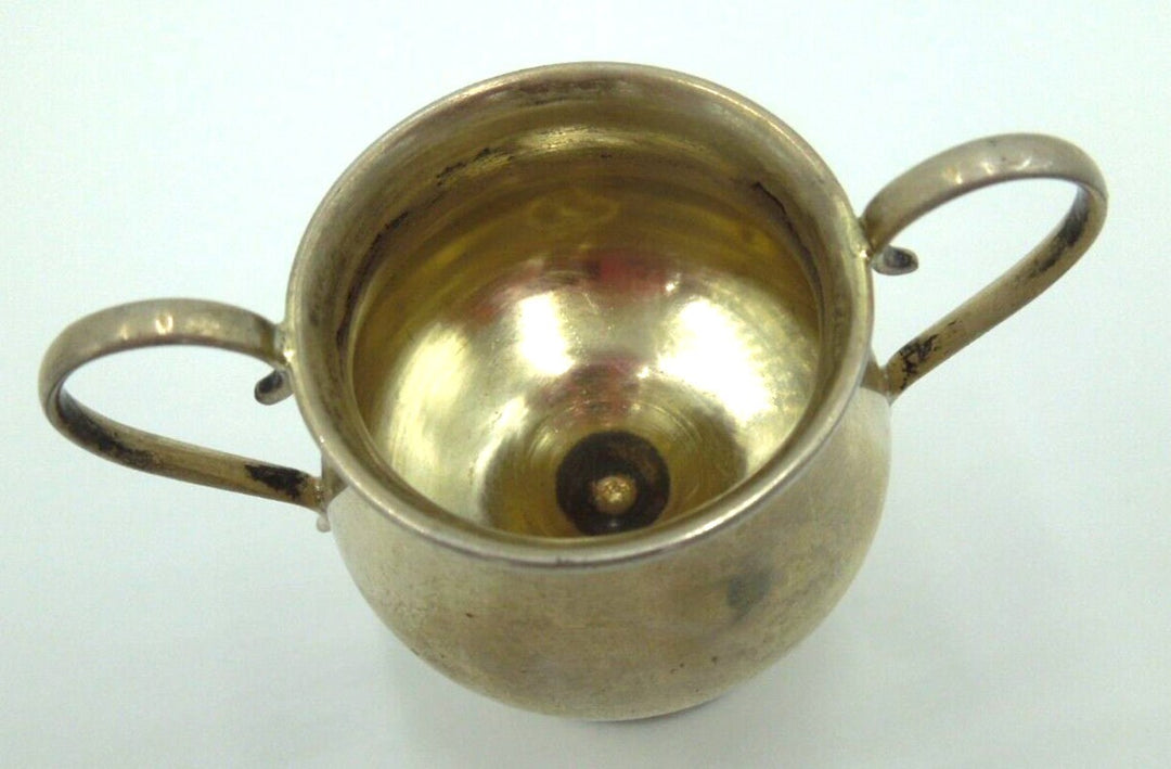 t245 Antique Circa 1900 Sterling Silver Trophy, Silver Trophy Miniature,