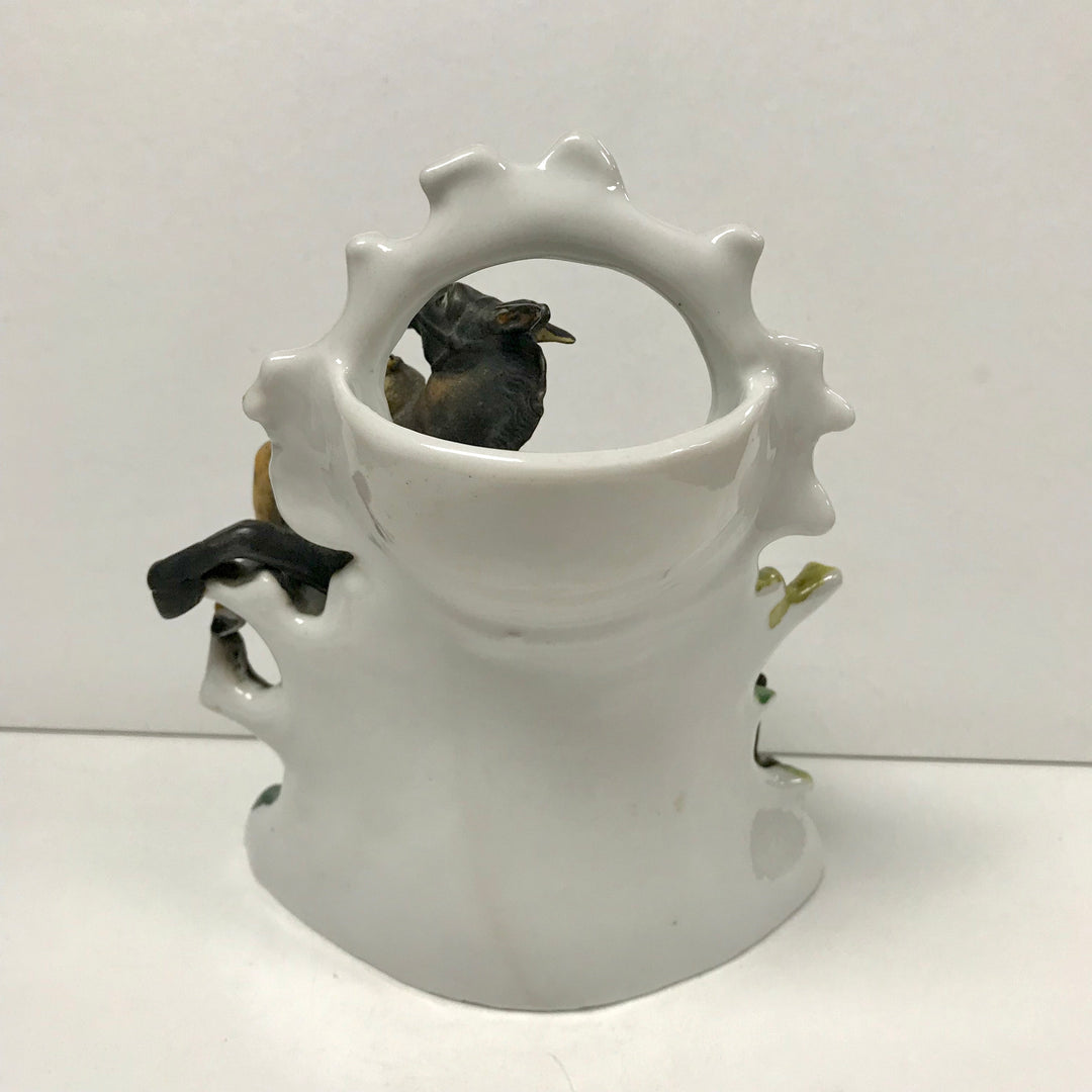 f285 Vintage Ceramic Pocket Watch Holder Stand Case Collectible