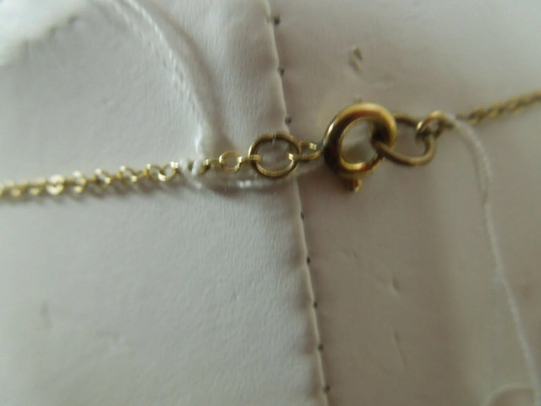r123 Vintage Victorian Gold Filled Pretty Small 5 Grape Wine Pendant 14"