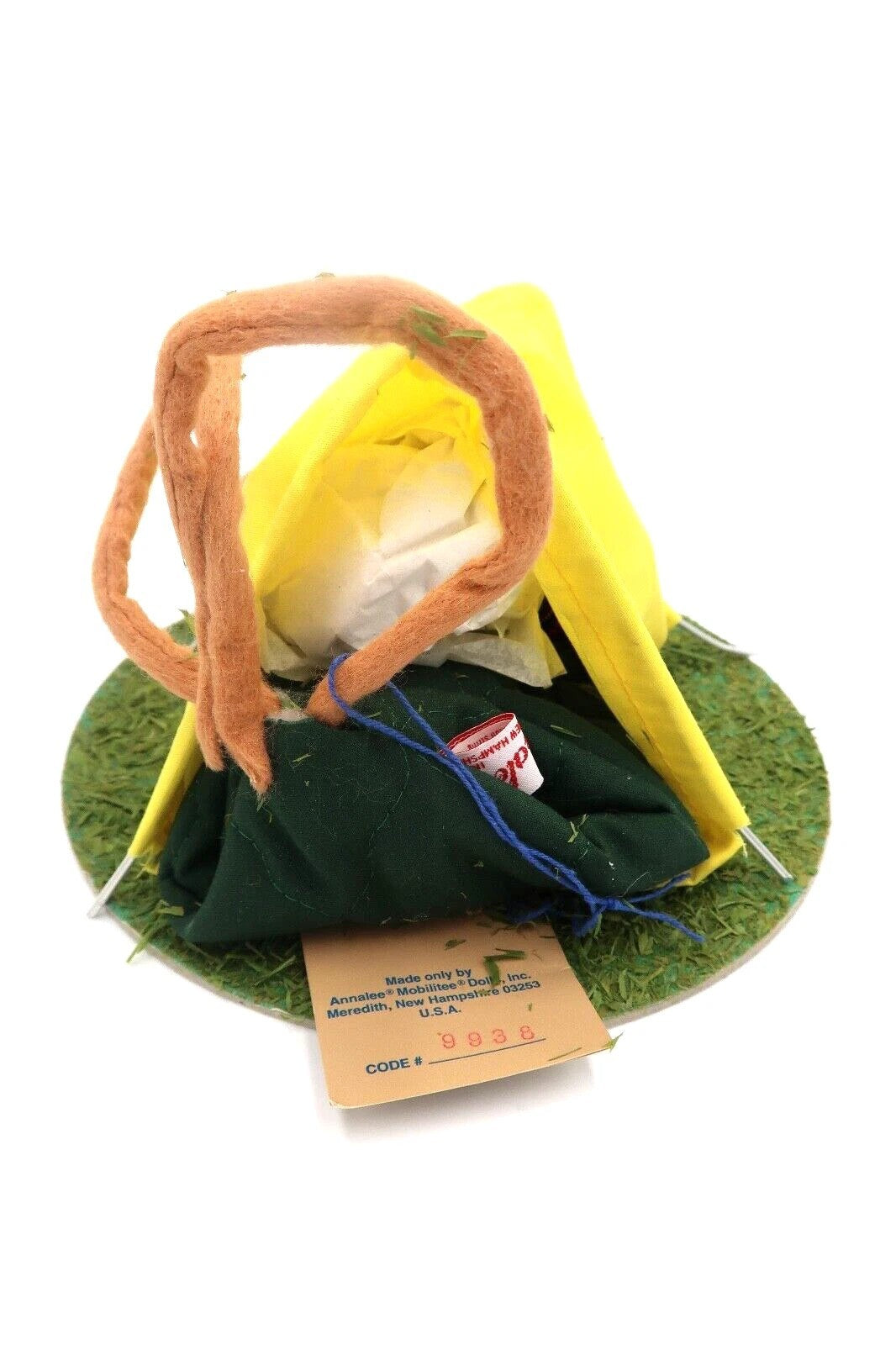 t407 Annalee Mobilitee Doll Mice Mouse Tent Camping Roasting Marshmallow