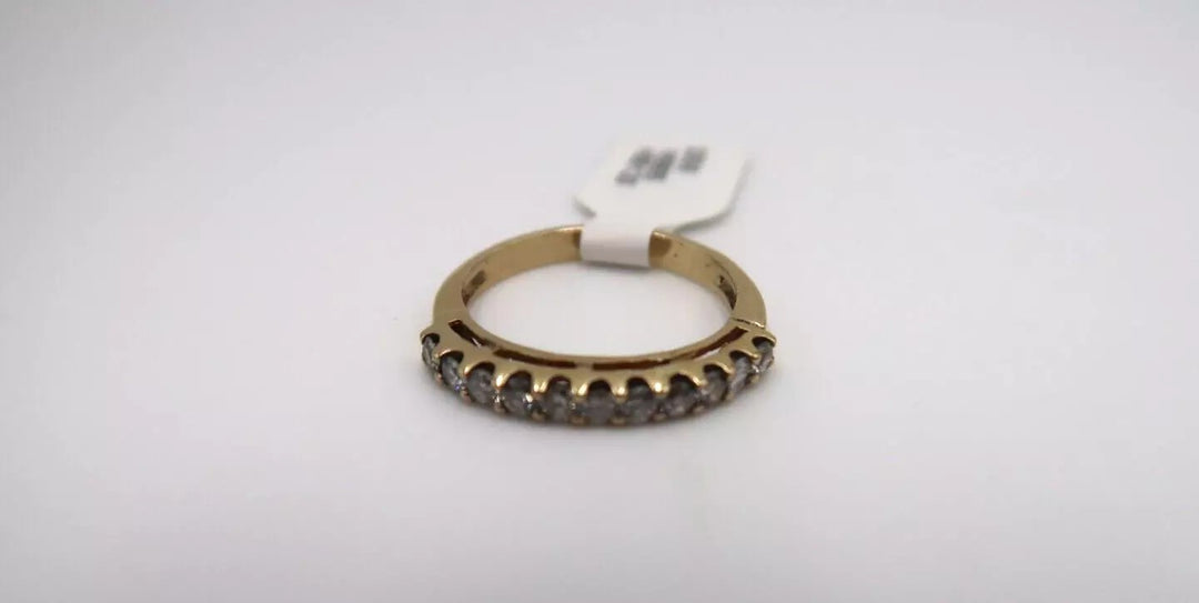 t308 14k Yellow Gold Diamond Wedding Band, Engagement Ring, Promise Ring,14k