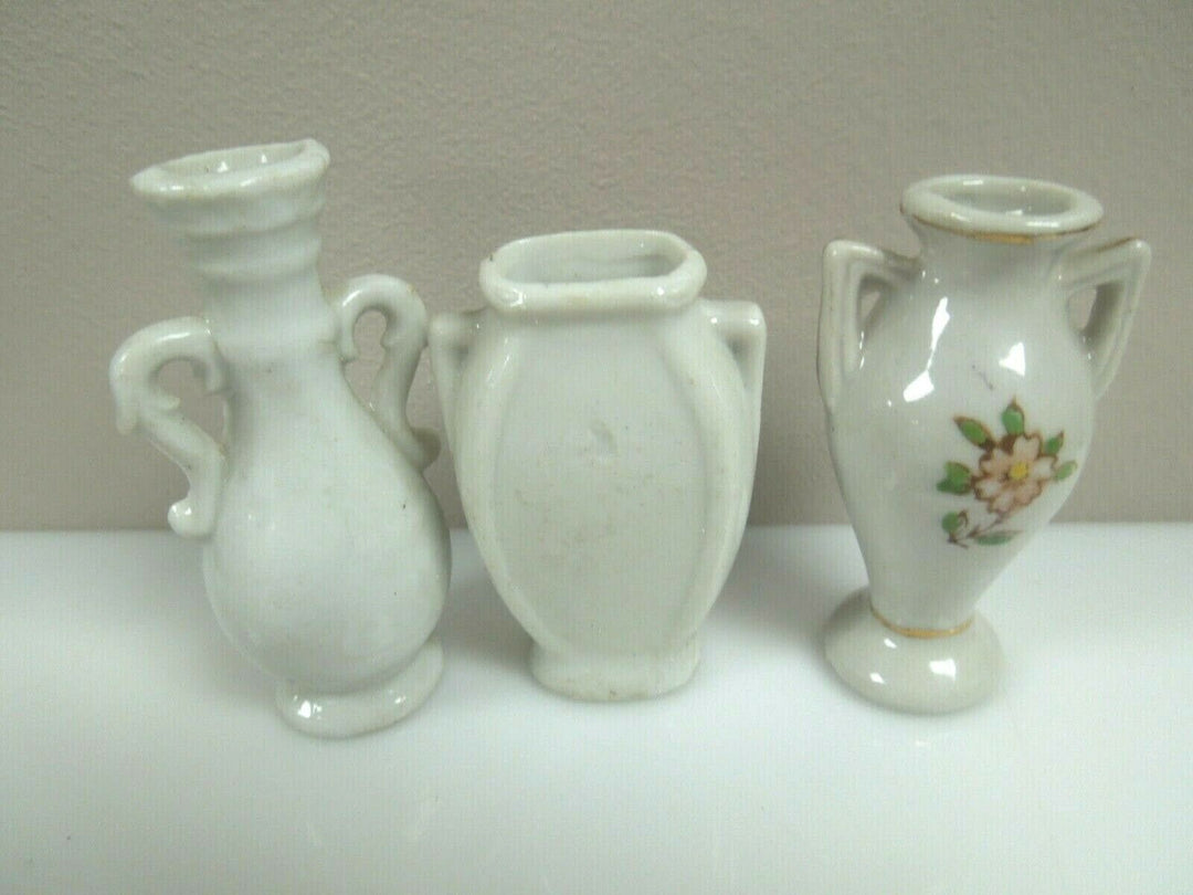 r105 Set Of 3 Vintage Miniature Vase JAPAN