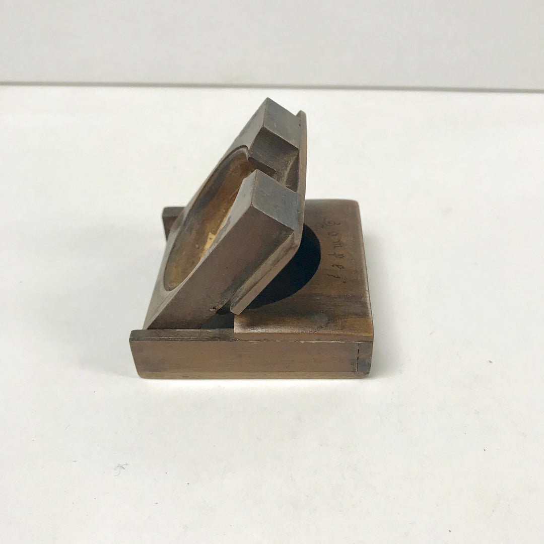 f292 Vintage Hand Crafted & Painted Pocket Watch Holder Pompei