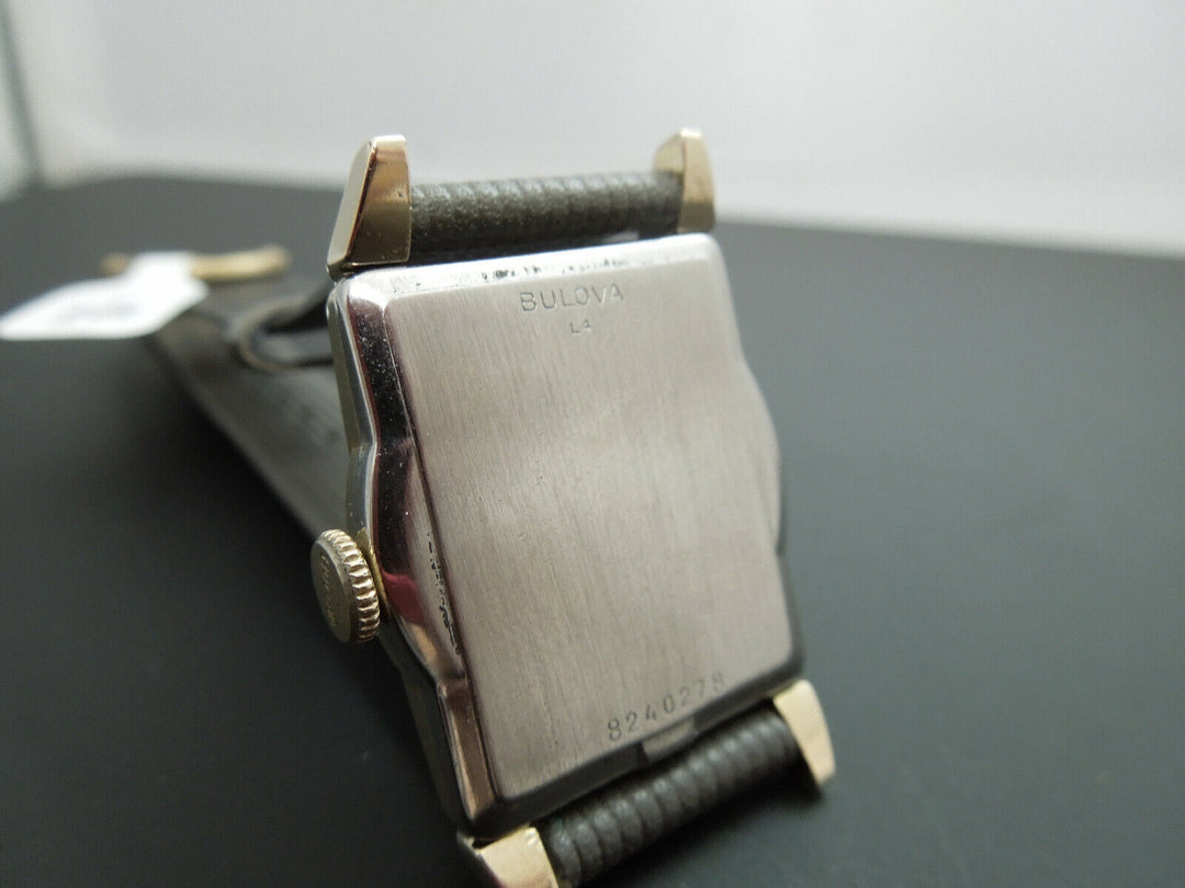 b886 Classic Men's 10kt Rolled Gold Plated Mechanical Bulova Wristwatch