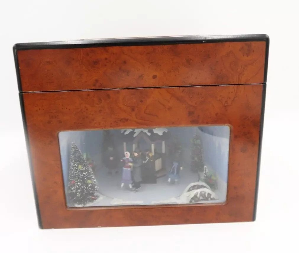 t475 Rare Mr. Christmas Grand Animated Concertina Animated Music Box