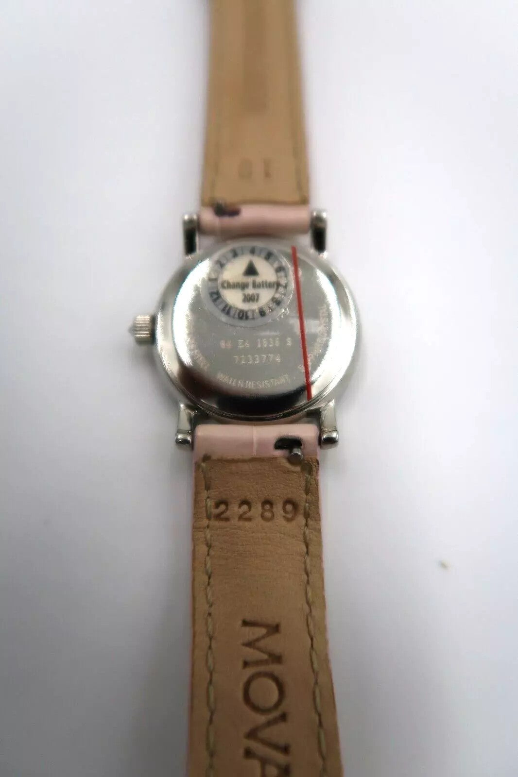 t284 Movado Revi Ladies Watch Model 0605547