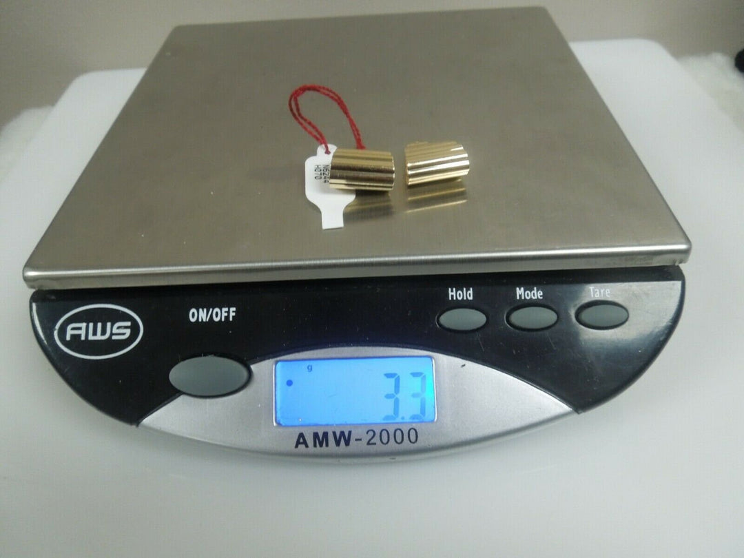 r117 14k Yellow Gold Earrings Jackets 3.3 g Signed