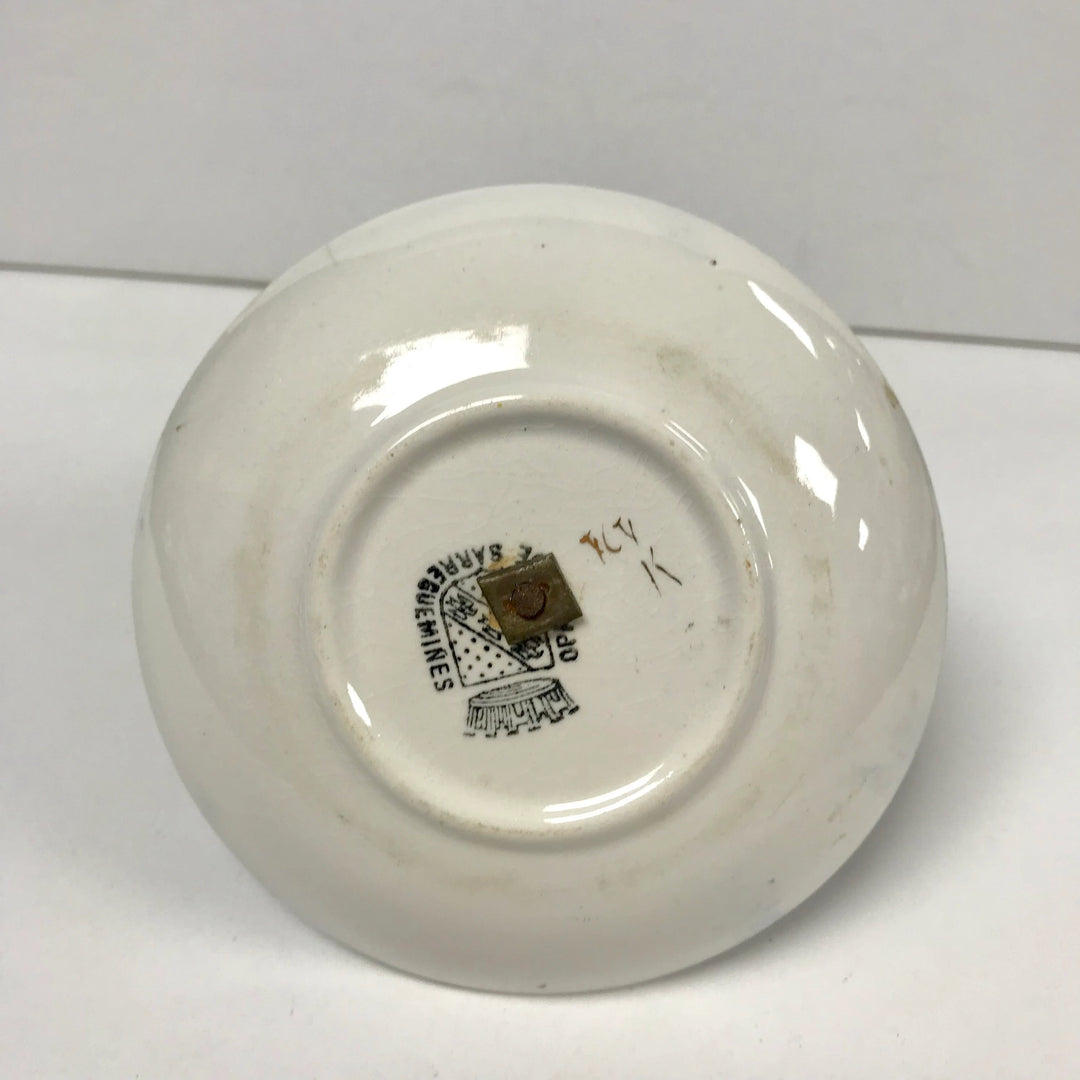 f290 Vintage Ceramic Pocket Watch & Jewelry Holder Plate Stand Collectible