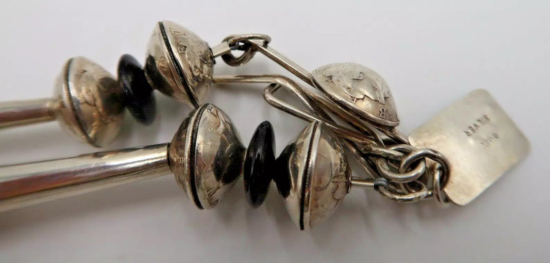 t435 Betty Yellow horse Navajo Sterling Silver Native American Pendant Necklace