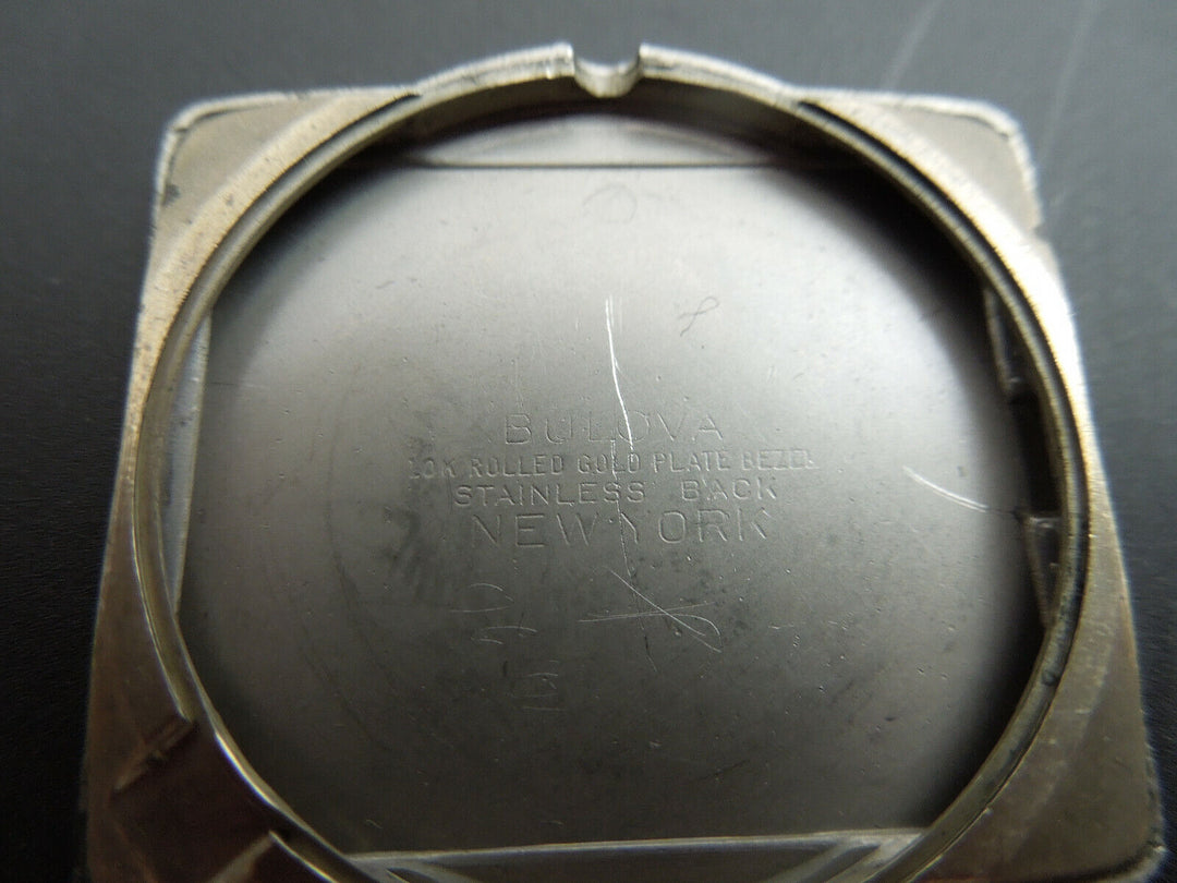 b886 Classic Men's 10kt Rolled Gold Plated Mechanical Bulova Wristwatch