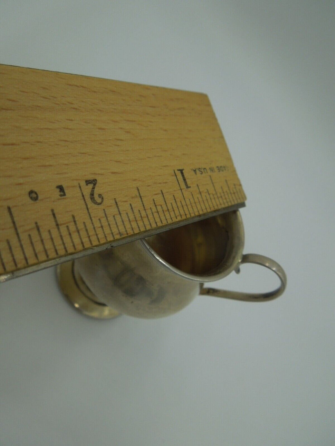 t245 Antique Circa 1900 Sterling Silver Trophy, Silver Trophy Miniature,