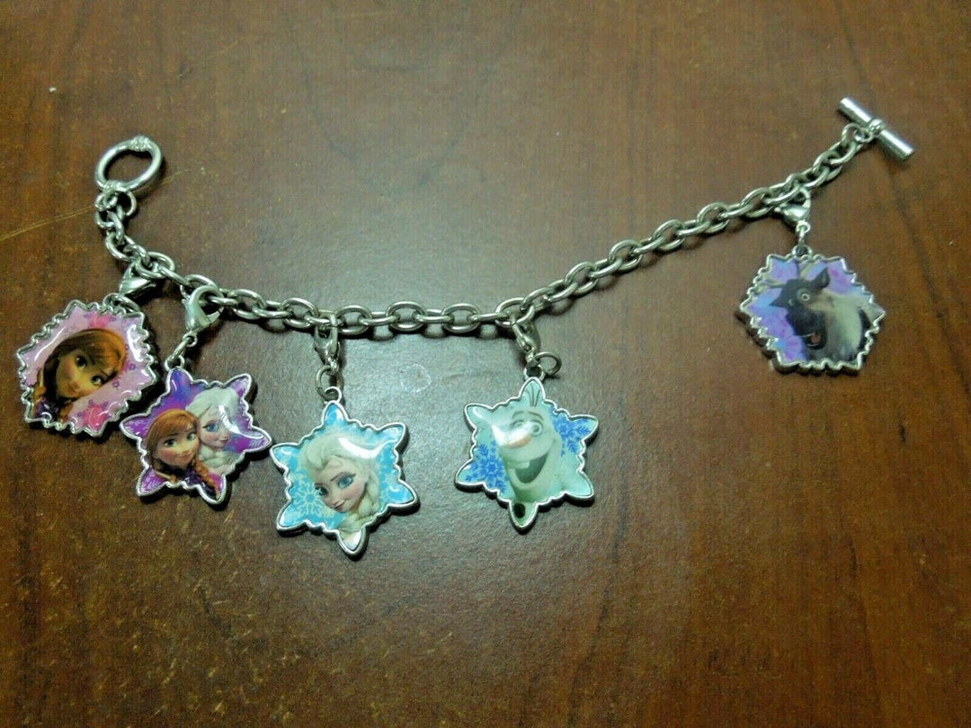 r084 Disney Princess Frozen Elsa Link Bracelet Charms