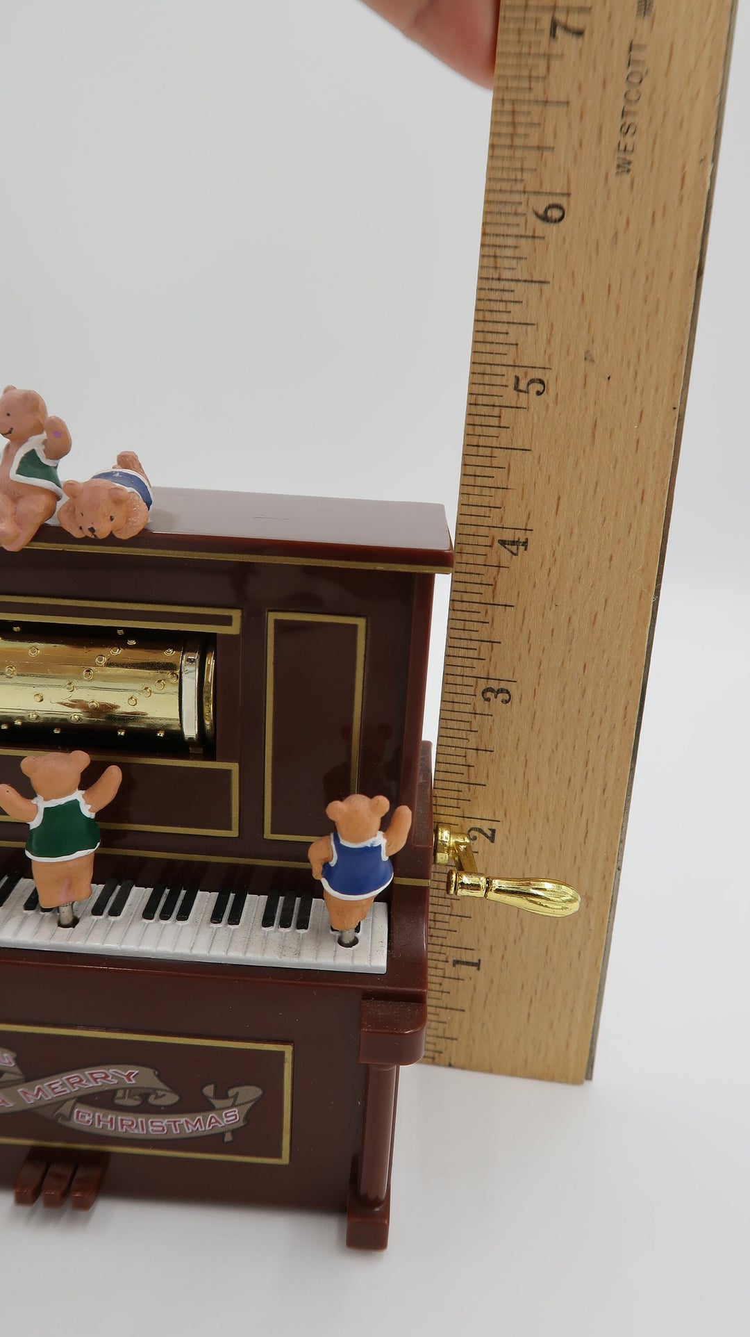 t471 Mr Christmas Gold Label 75th Animated Figures Musical Miniatures Piano