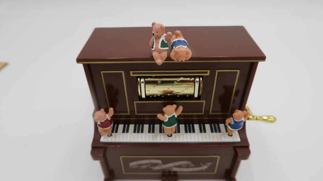 t471 Mr Christmas Gold Label 75th Animated Figures Musical Miniatures Piano