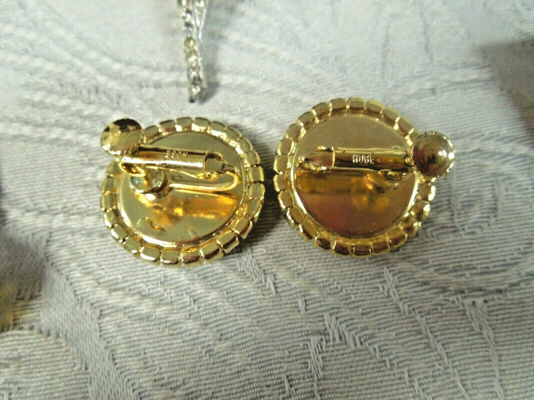 r107 14 Piece Lot of Pearl ,Rhinestone,beads, Jewelry Necklace Set Brooches Earrings Vintage Jewelry Some Are Signed