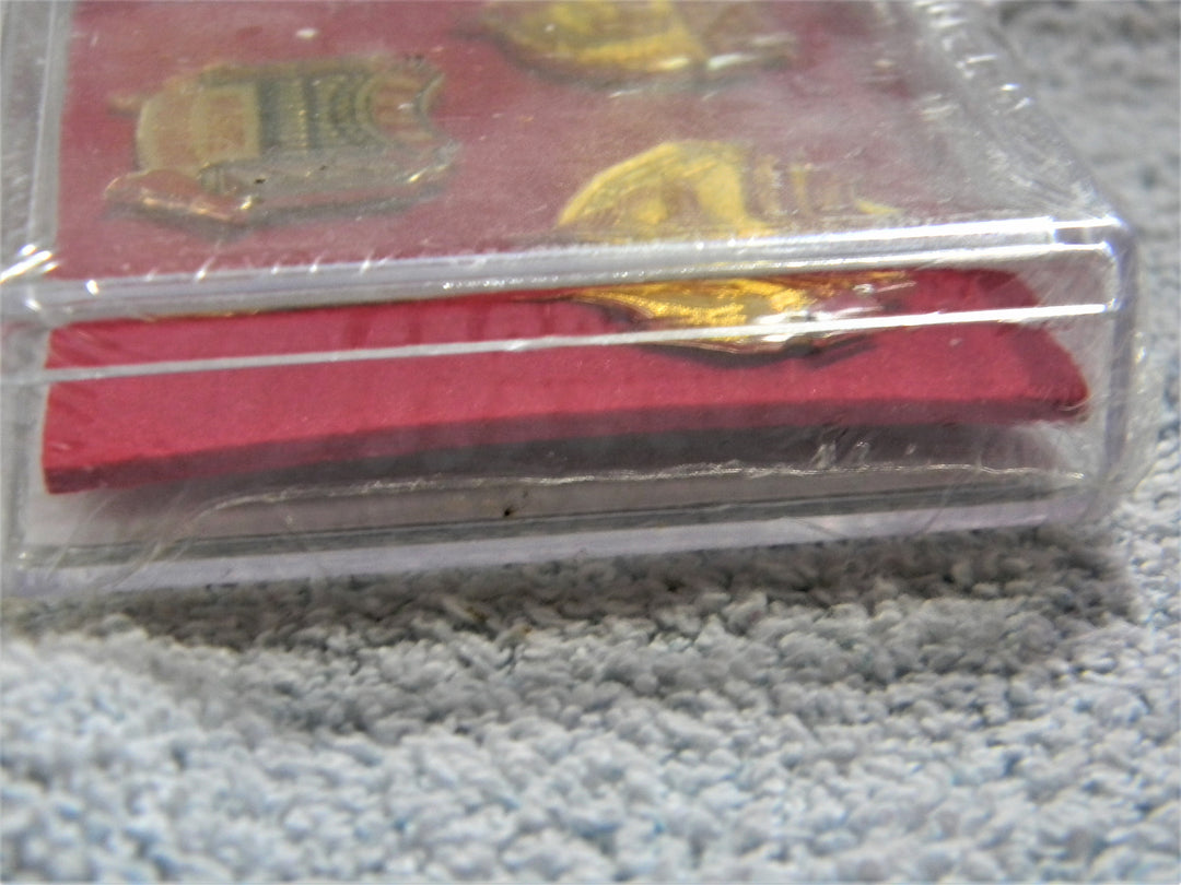 j892 Collectible set of 3 Cardinals Hat Pins Factory Sealed in Box 2006