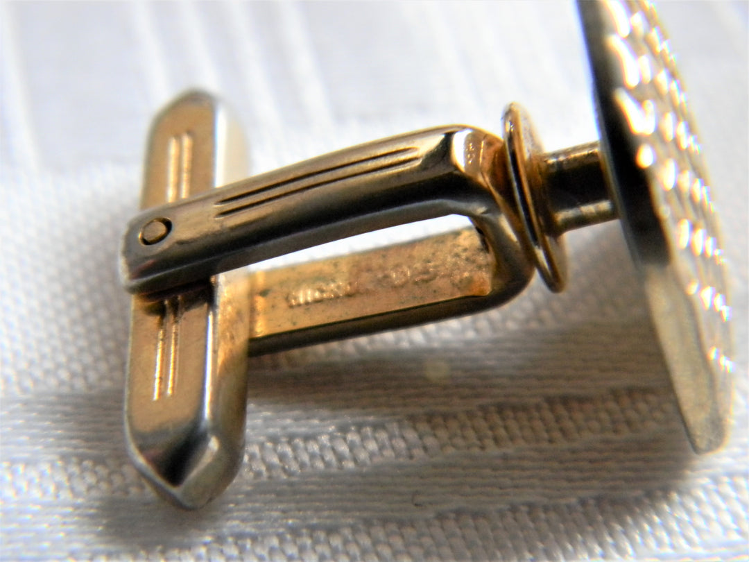 p361 Lot of 4 Pair of Retro Cufflinks Swank, Krementz, and Hickok 1970's