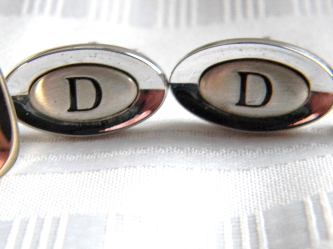 p363 Lot of 4 Pair of Retro Cufflinks Shields and Hickok 1970's