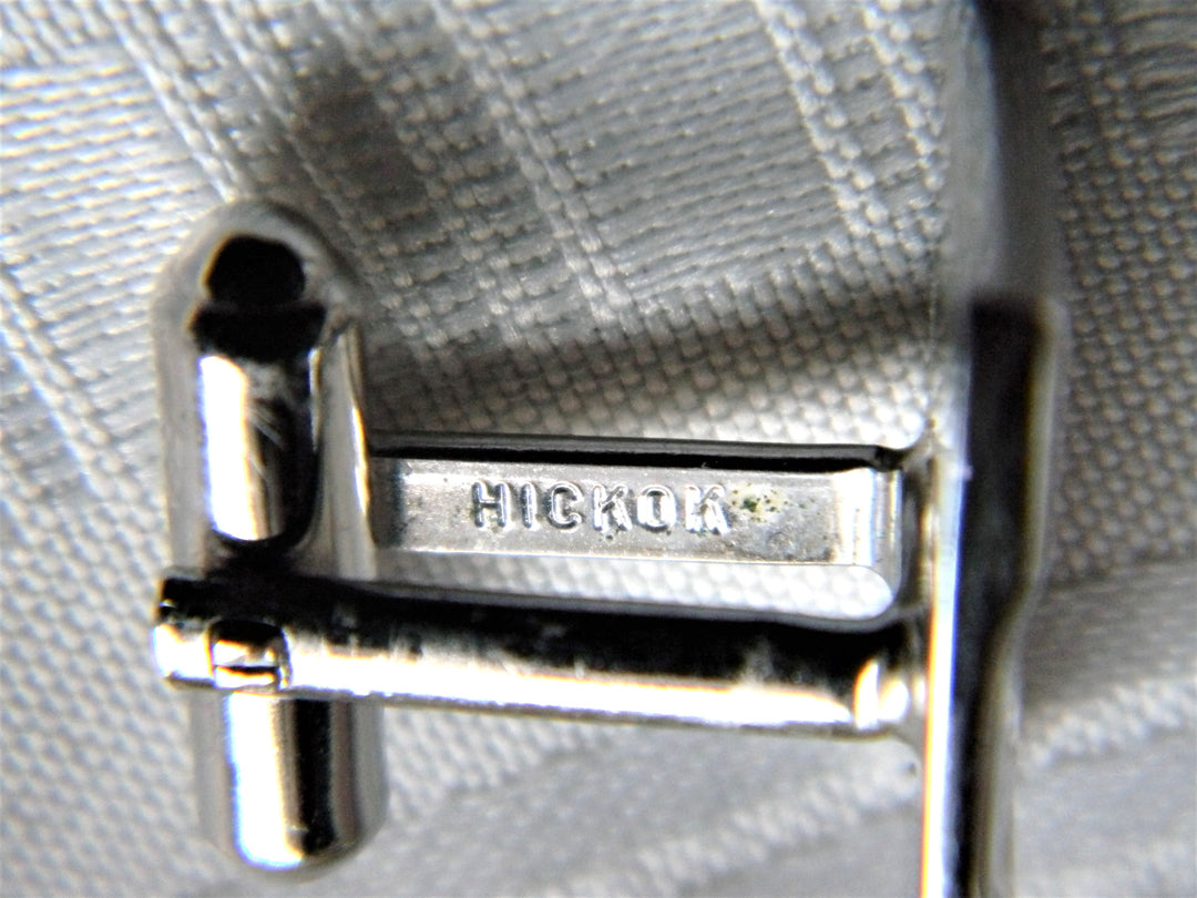 p363 Lot of 4 Pair of Retro Cufflinks Shields and Hickok 1970's