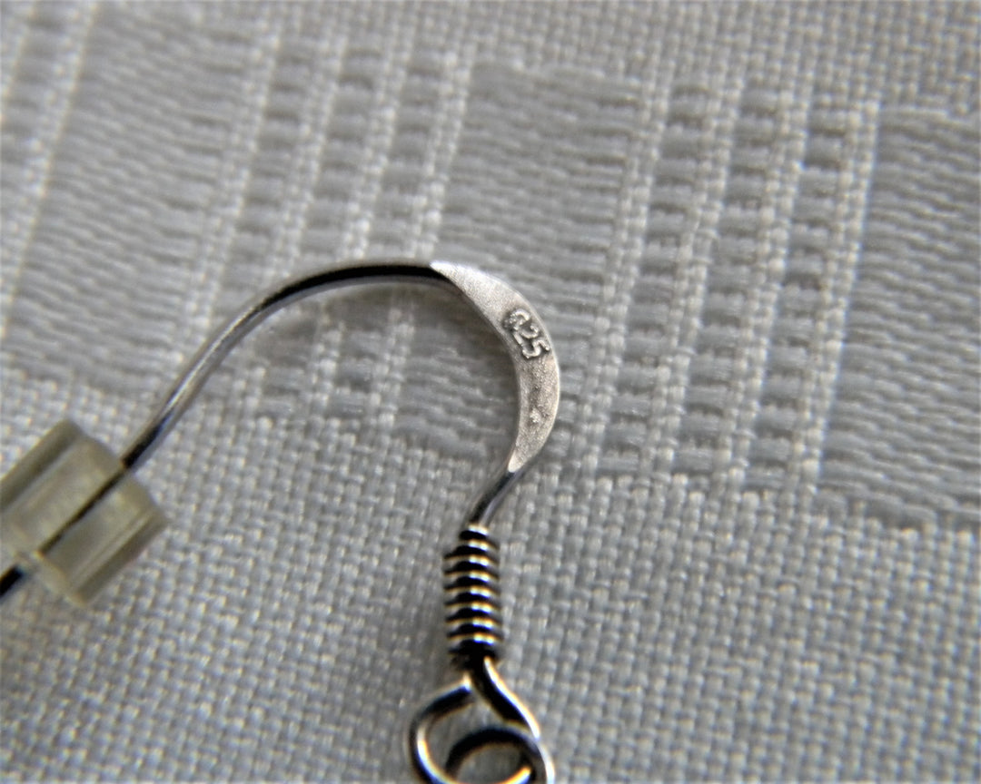 p394 Lovely Simple Silver Tear Drop Dangle Earrings