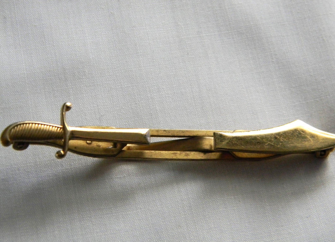 p431 Lot of 3 Vintage Tie Bars Shields, Hickok, Hinson