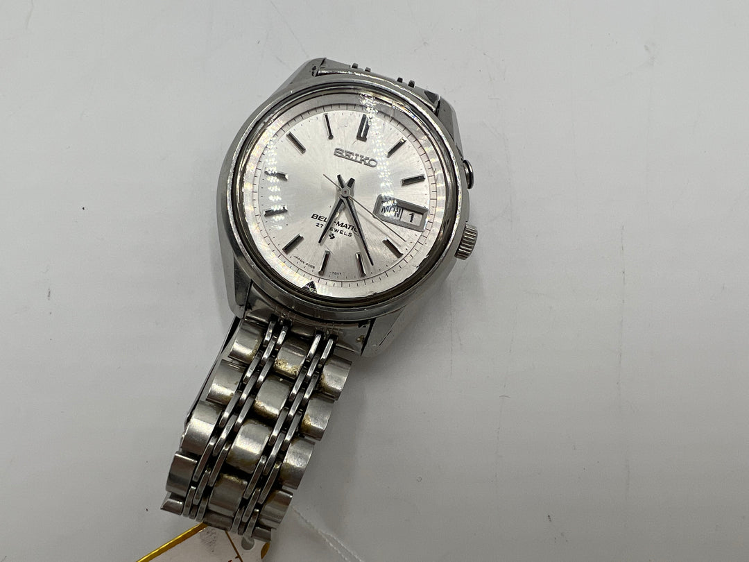 t964 Seiko Bell-Matic Alarm Day Date Mid 70s 27 J - Ref 4006