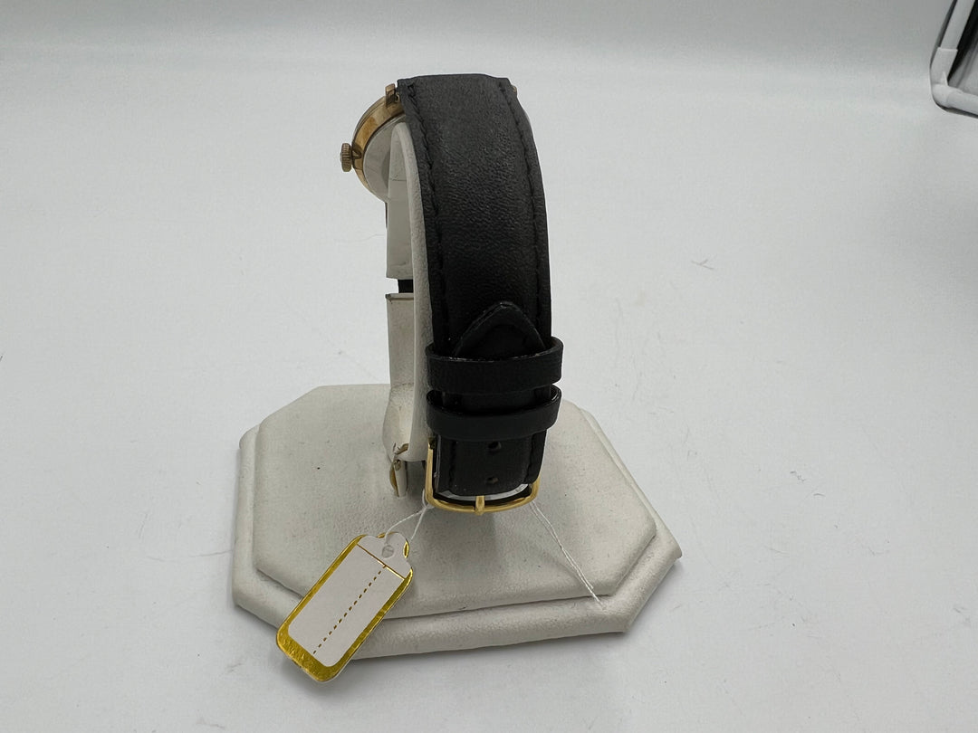 t984 Waltham Black Dial Manual Wind Wrist Watch