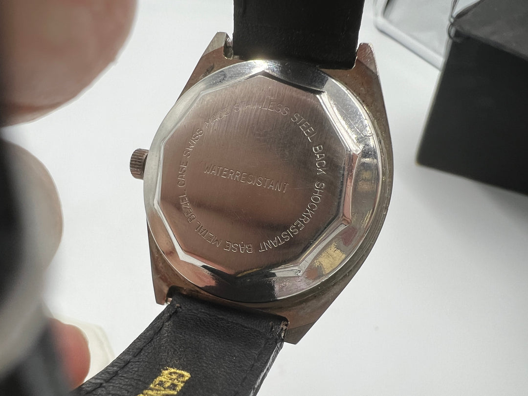 t991 Gruen Self Winding Gray Dial 17 Jewel Wrist Watch