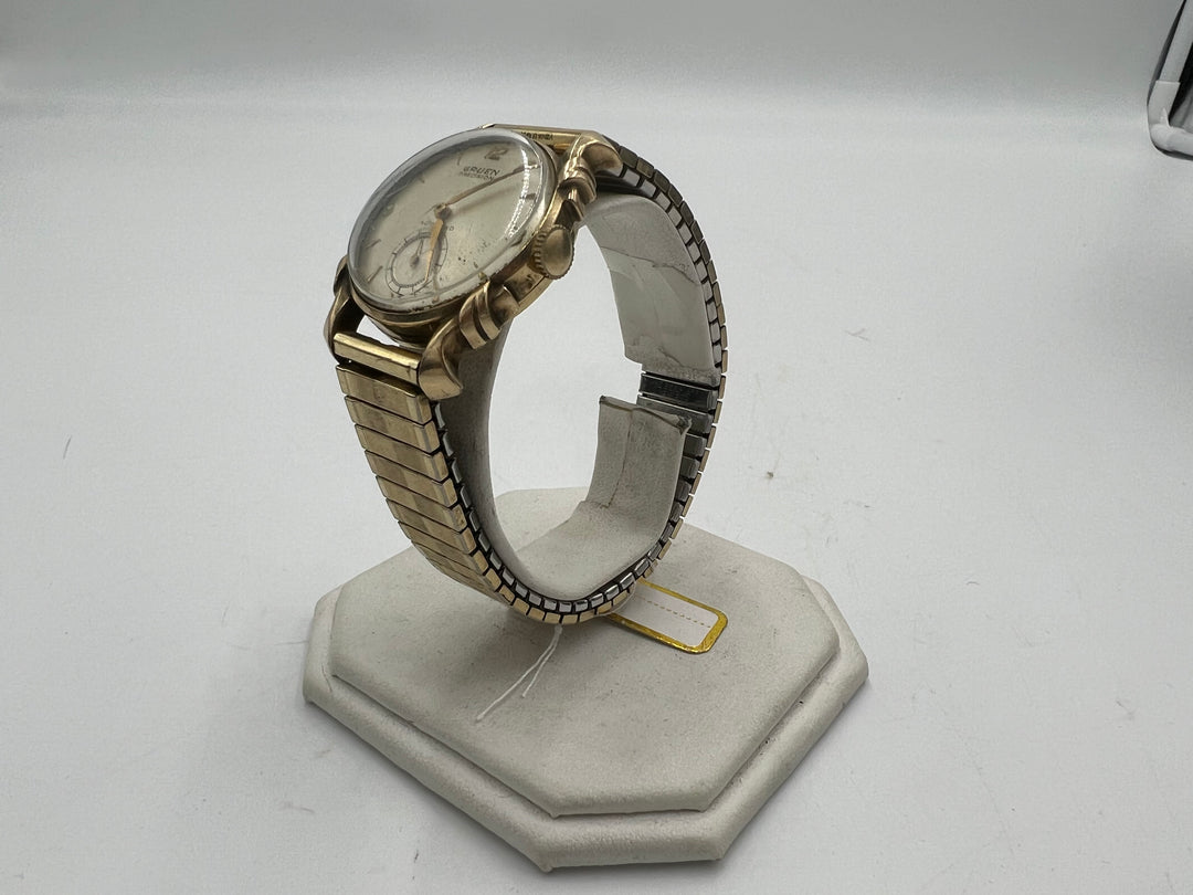 t992 Gruen Precision Bumper Automatic 10k Gold Filled Wrist Watch
